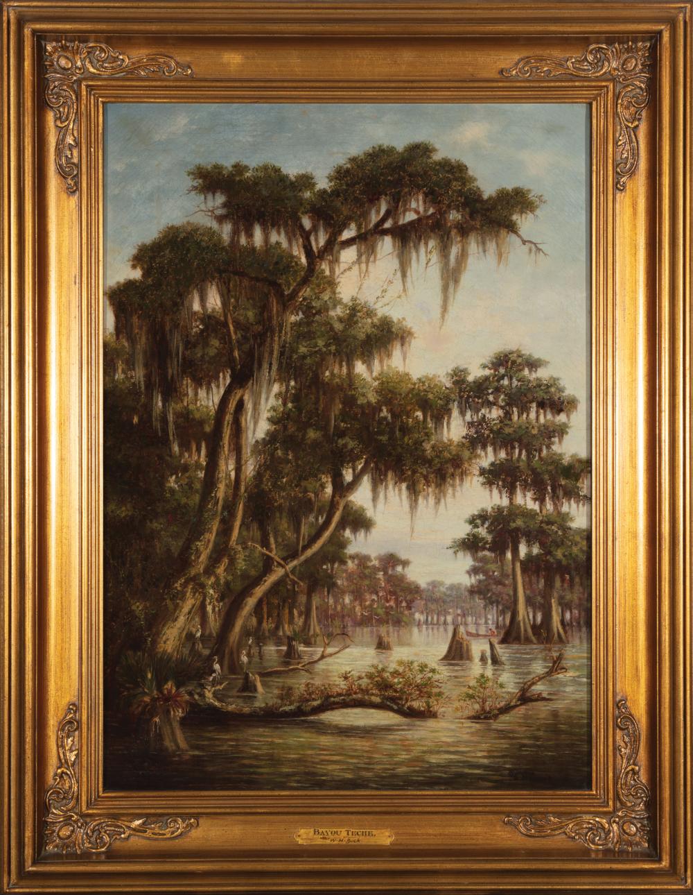 Appraisal: William Henry Buck Norwegian New Orleans - Bayou Teche oil