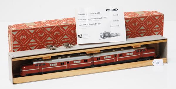 Appraisal: MARKLIN HO GAUGE TWO-UNIT DIESEL LOCOMOTIVE DL - BO'BO'BO' WHEEL