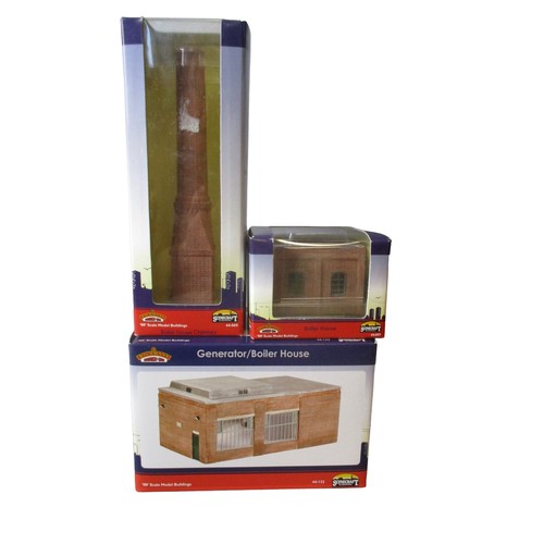 Appraisal: New boxed Bachmann oo gauge railway buildings Generator Boiler House