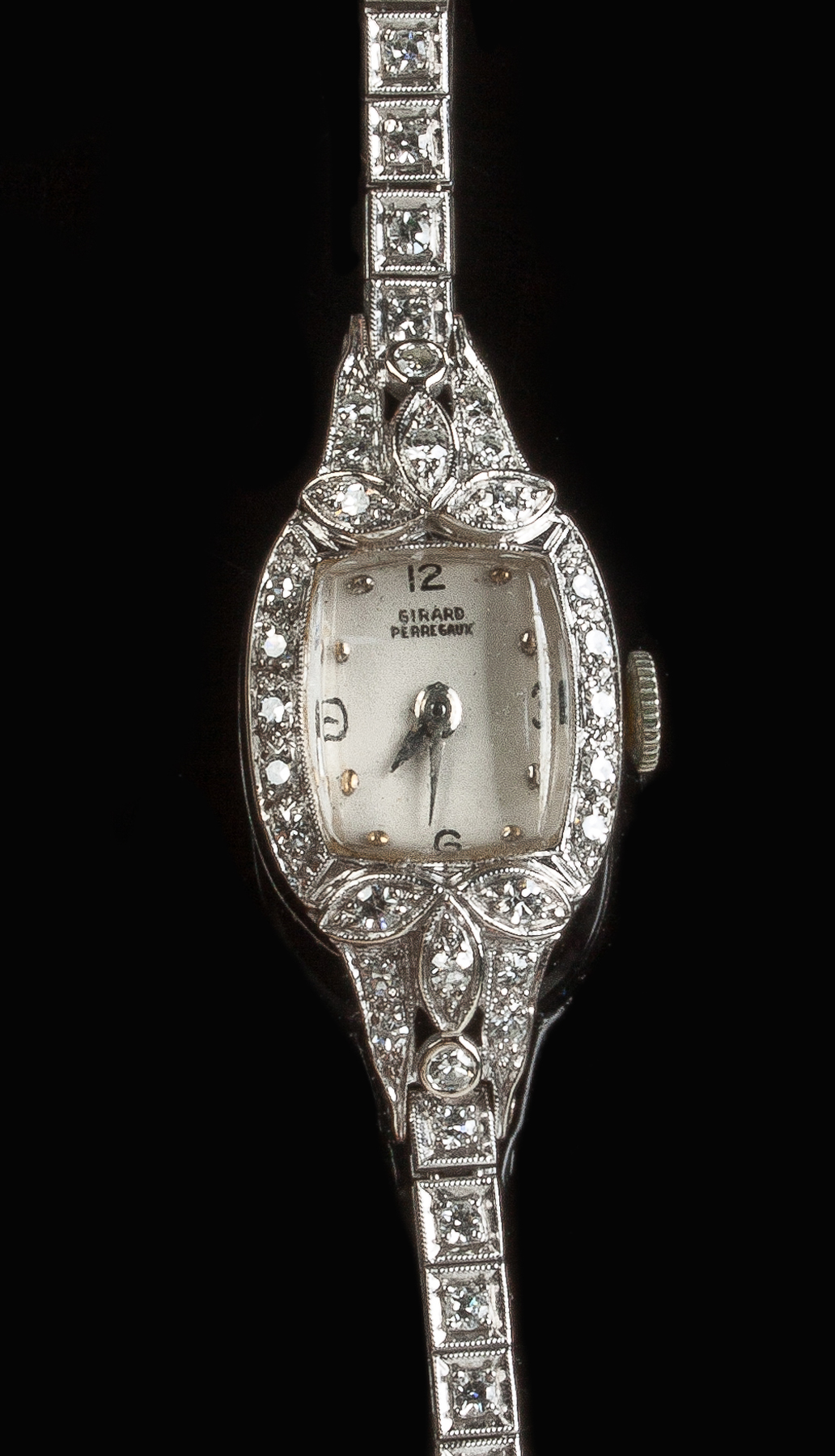 Appraisal: Girard Perregaux Ladies Wrist Watch Diamond K gold