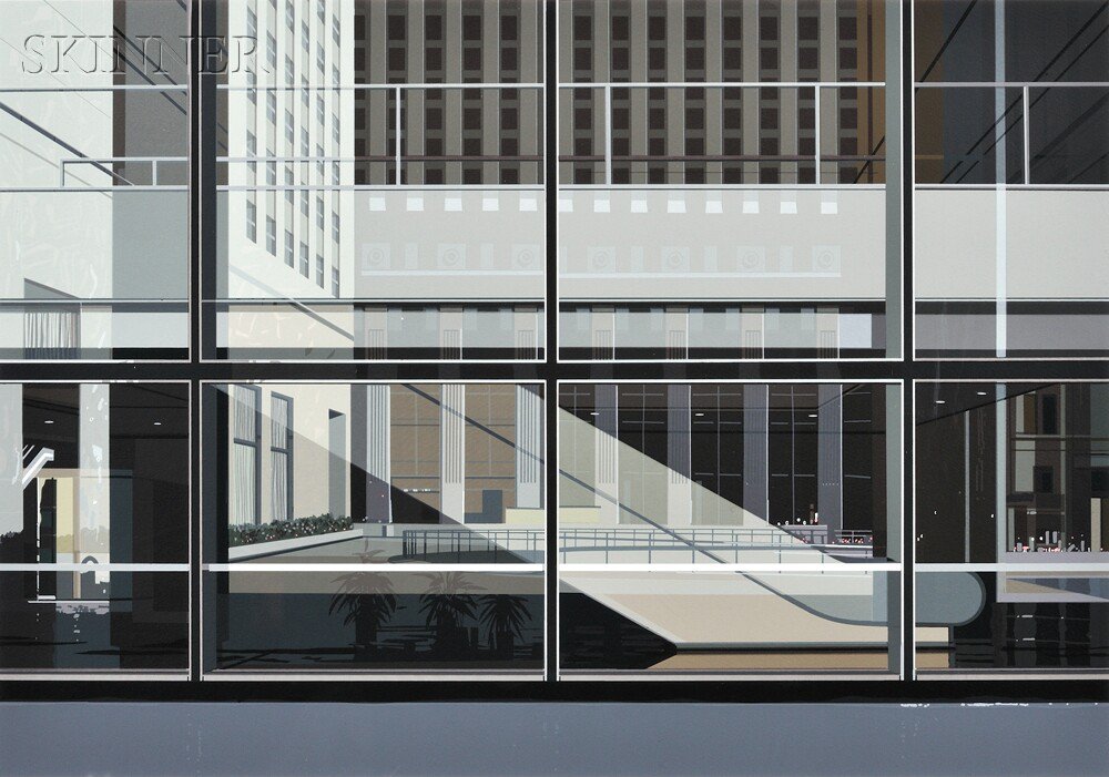 Appraisal: Richard Estes American b Manhattan from URBAN LANDSCAPES III edition