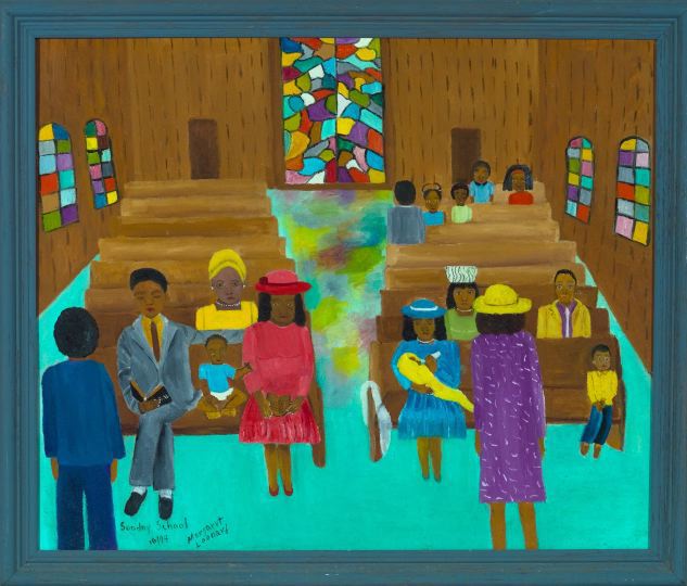 Appraisal: Margaret Leonard American New Orleans Contemporary Sunday School acrylic on