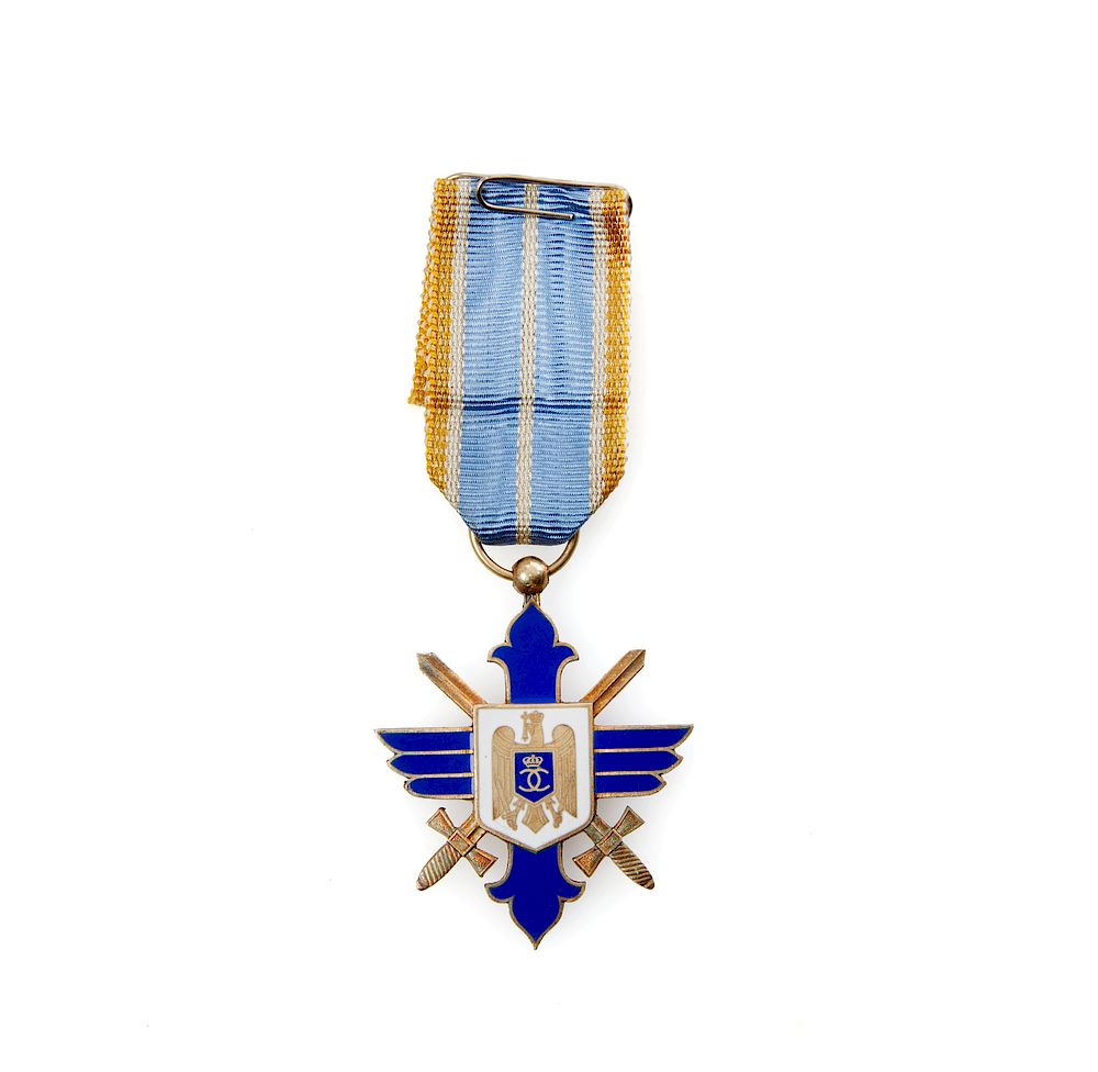 Appraisal: Romanian Air Force Aviation Order of Virtue Medal Romanian Air