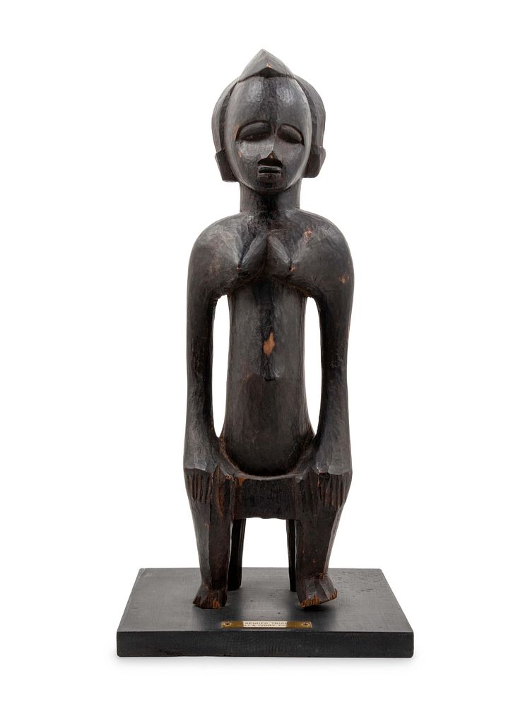 Appraisal: A Senufo Style Carved Wood Figure A Senufo Style Carved