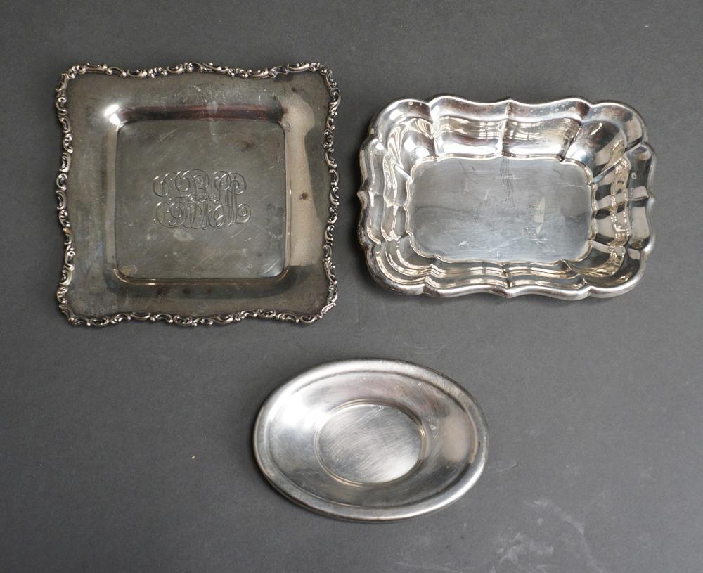 Appraisal: Three Sterling Silver Dishes by Reed and Barton and Gorham