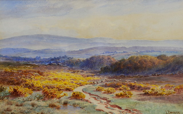 Appraisal: JOHN BARRETT - 'The Glory of Spring on a moorland