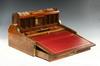 Appraisal: MECHANICAL LAP DESK - China Trade camphor wood with Ebony