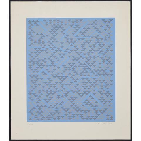 Appraisal: Anni Albers - PRINT A German American Colour silkscreen signed