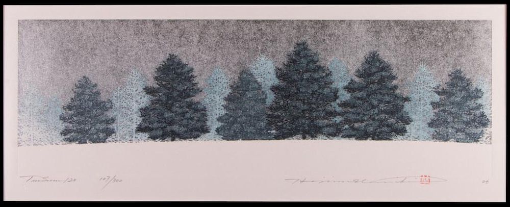 Appraisal: Hajime NAMIKI Hajime NAMIKI Title Line of Blue Trees Edition