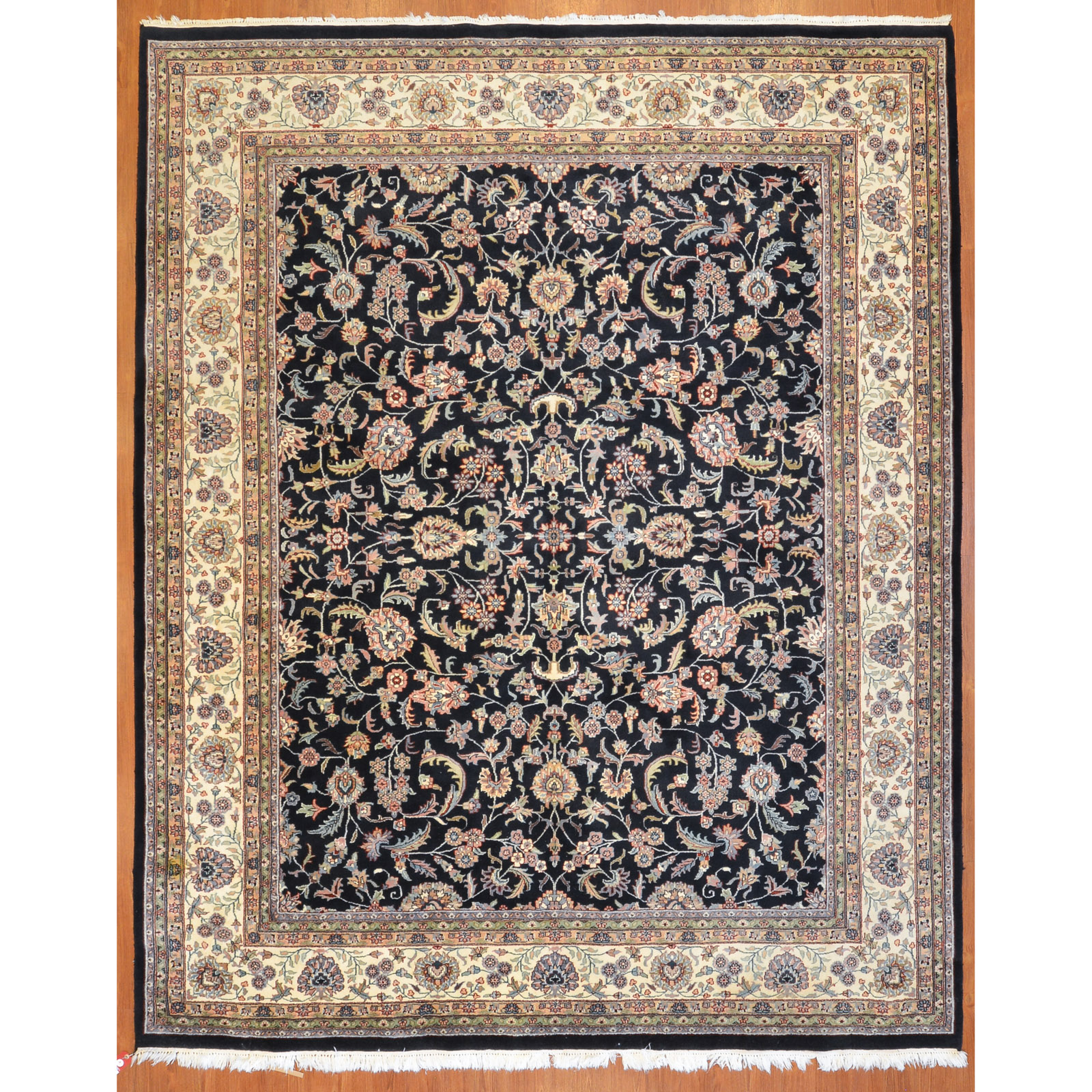 Appraisal: INDO JAIPUR KASHAN RUG INDIA X Fourth quarter- th century