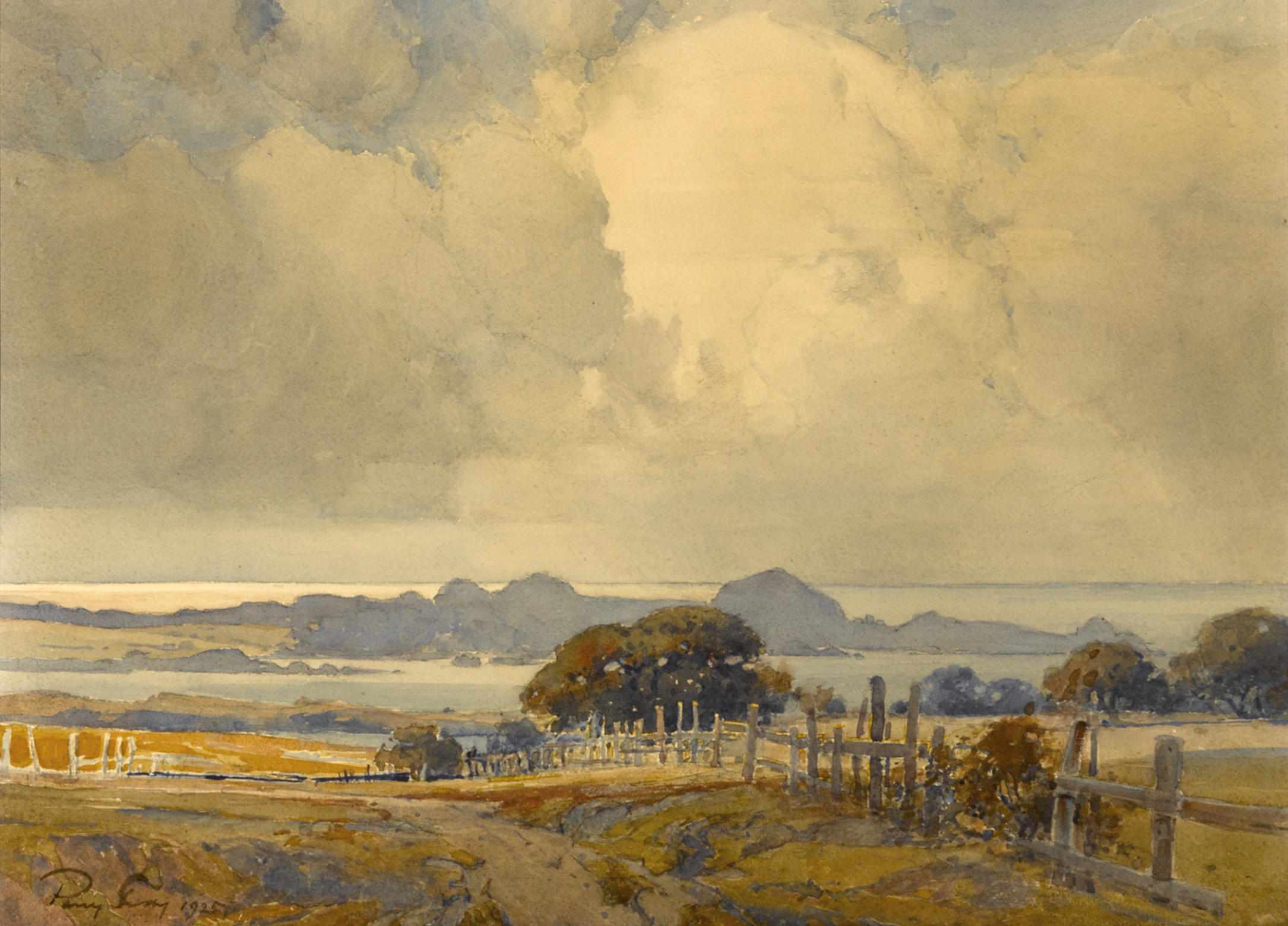 Appraisal: Percy Gray - View to Point Lobos signed and dated