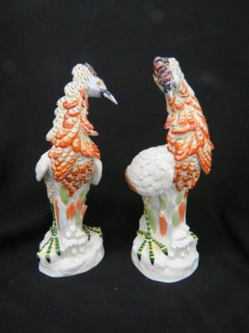 Appraisal: Pair of Fine Porcelain Figurines of Birds excellent