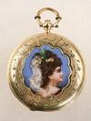 Appraisal: LADY'S POCKET WATCH - K yellow gold cased key wind