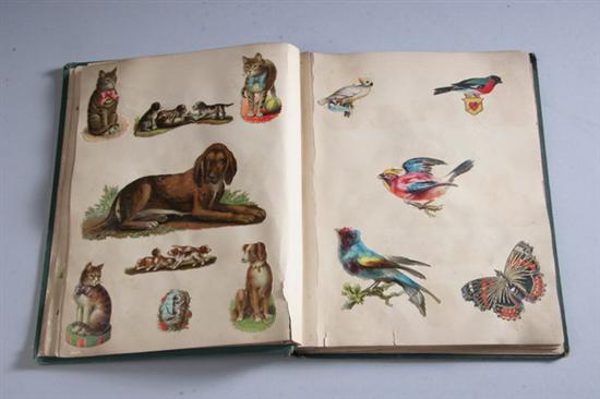 Appraisal: VICTORIAN SCRAP ALBUM Issued by Marcus Ward Co London circa