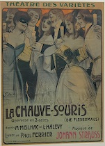 Appraisal: La Chauve-Souris Poster by Georges Dola ca For Die Fledermaus