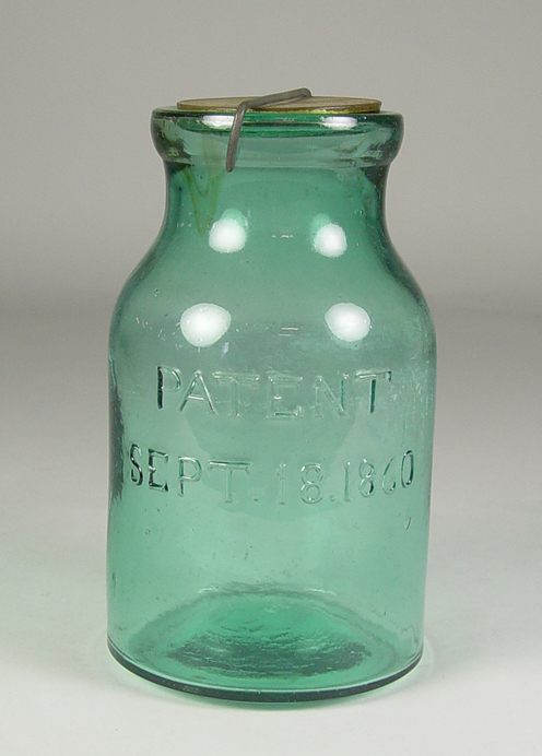 Appraisal: Hemingray Quart Jar Embossed PATENT SEPT Names for Robert Hemingray