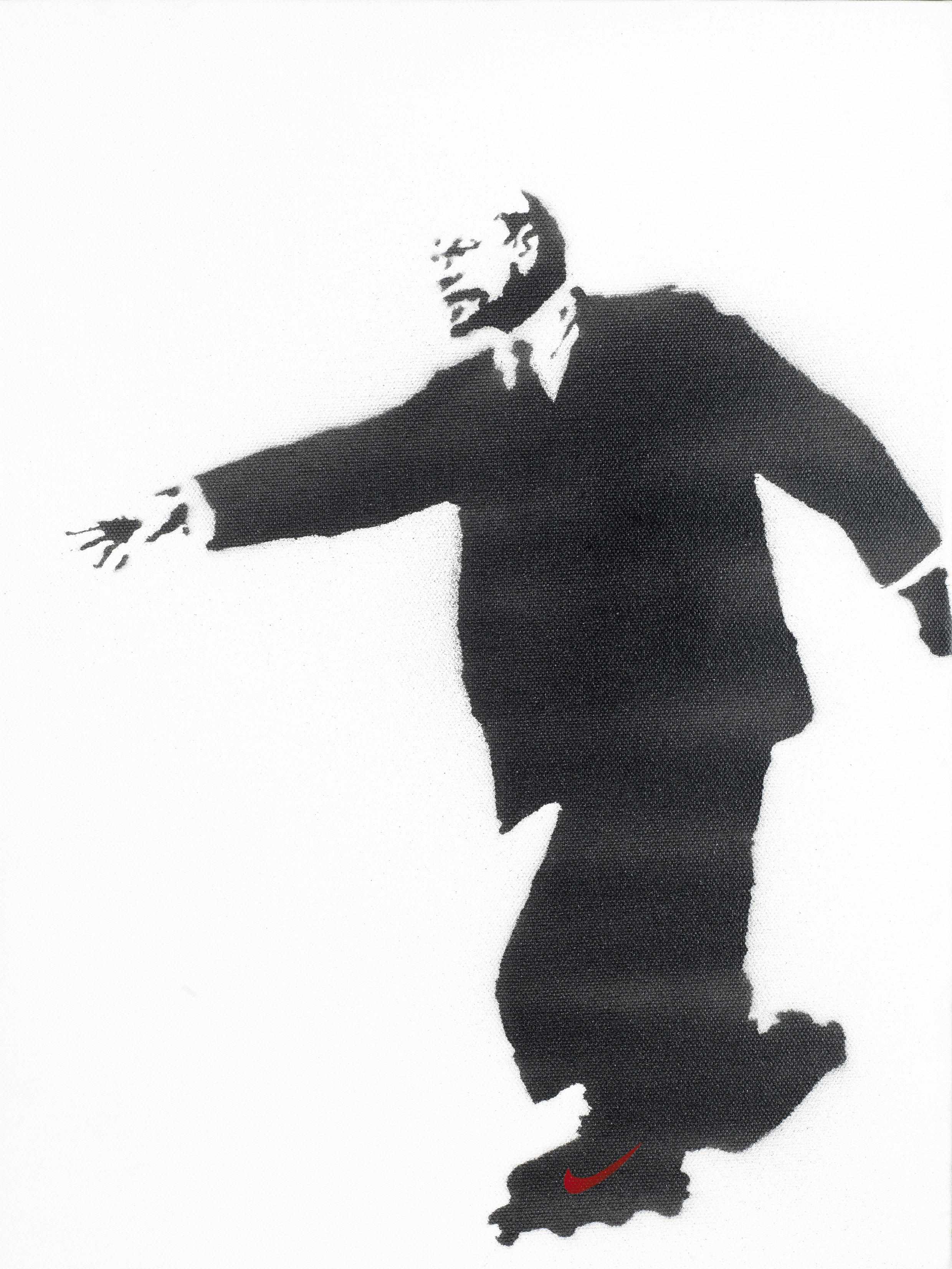 Appraisal: Banksy British born Lenin on Rollerblades Who Put the Revolution