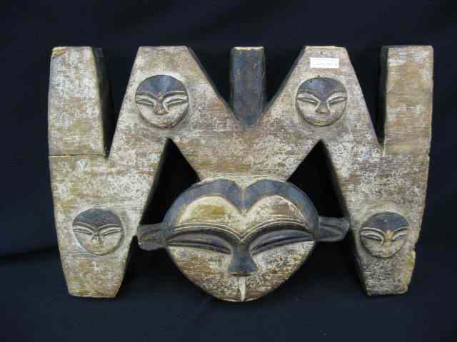 Appraisal: African Pikem Pigmy Mask Cameroon Northwest Africa '' x ''