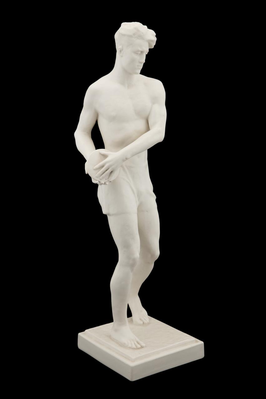 Appraisal: ROSENTHAL DISCUS THROWER PORCELAIN FIGURE C Rosenthal German porcelain figure