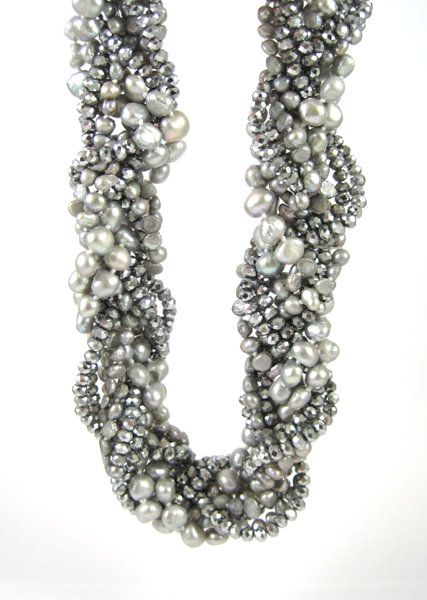 Appraisal: PRINCESS LENGTH MULTI-STRAND PEARL NECKLACE measuring inches in length and