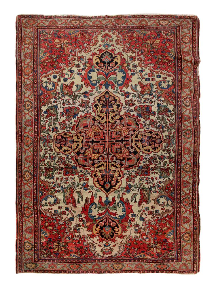 Appraisal: A Feraghan Sarouk Wool Rug A Feraghan Sarouk Wool Rug