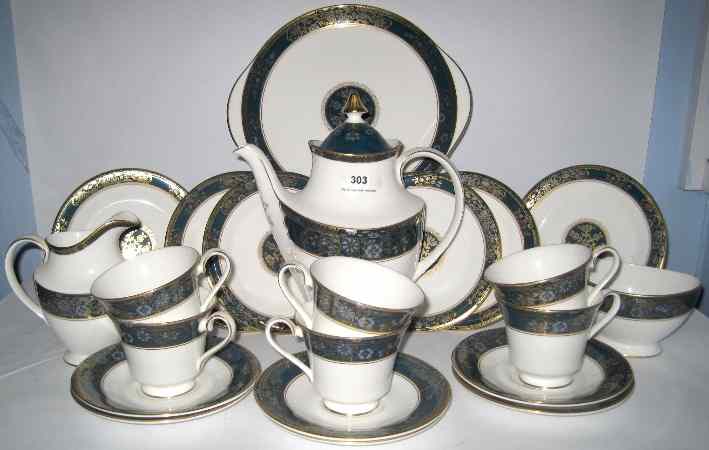 Appraisal: Royal Doulton Teaset in the Carlyle design