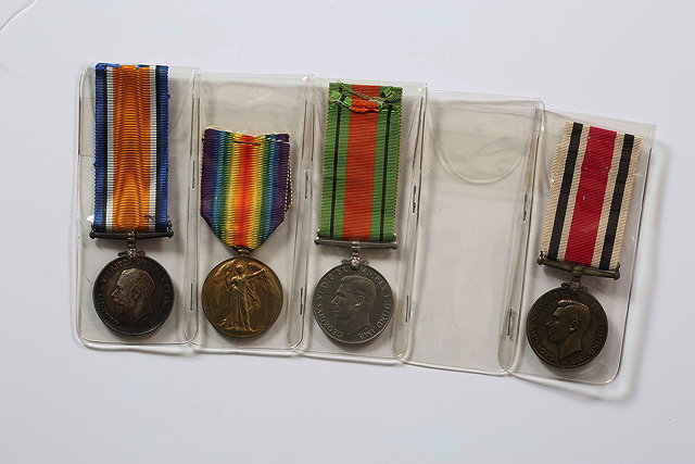 Appraisal: A GROUP OF FOUR MEDALS awarded to Sargent John W