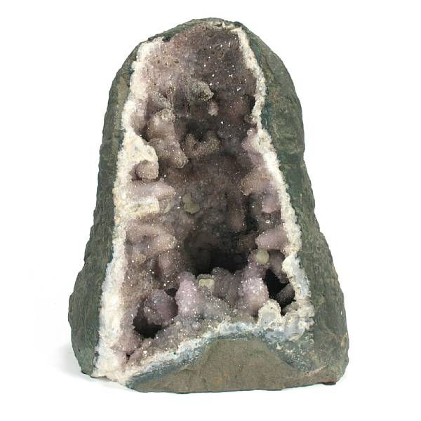 Appraisal: Amethyst Geode with Stalactites A Brazilian geode of vertical proportions