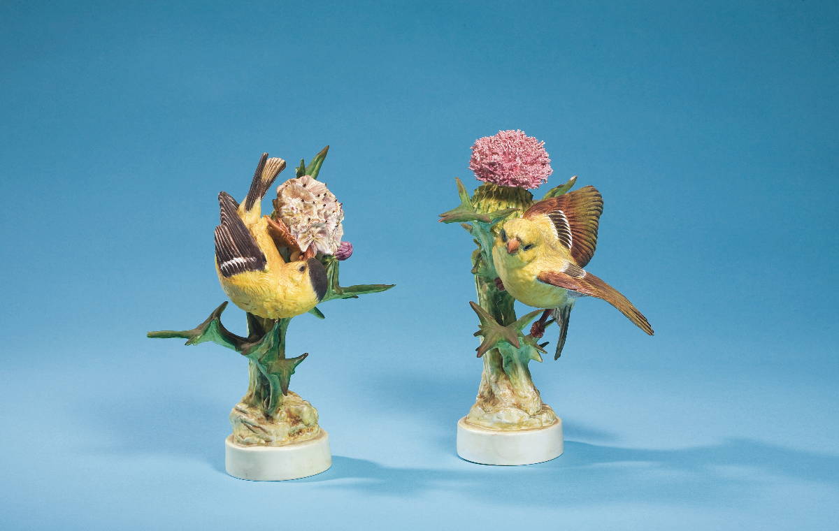 Appraisal: DOROTHY DOUGHTY PAIR OF ROYAL WORCESTER PORCELAIN FIGURES OF quot