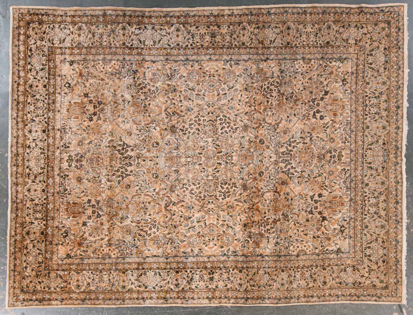 Appraisal: Antique Lavar Kerman carpet approx x Persia circa