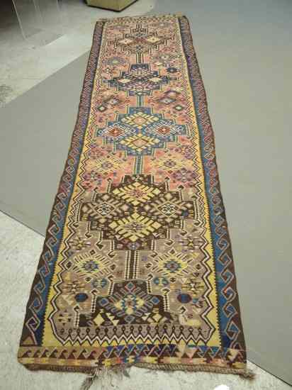 Appraisal: Flatweave Oriental rug '' x ' ''