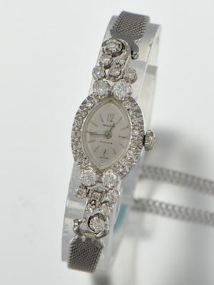 Appraisal: A Vintage Ladies Diamond Watch by Gruen k white gold