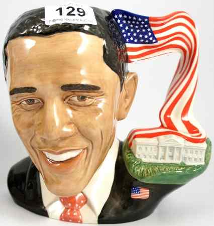 Appraisal: Royal Doulton Large Character Jug Barack Obama D n Limited