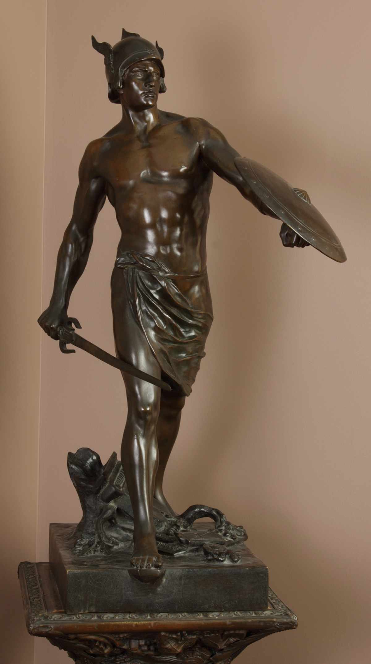 Appraisal: Emile Louis Picault French - Bronze ''Pro-Jure Gallic War'' Emile