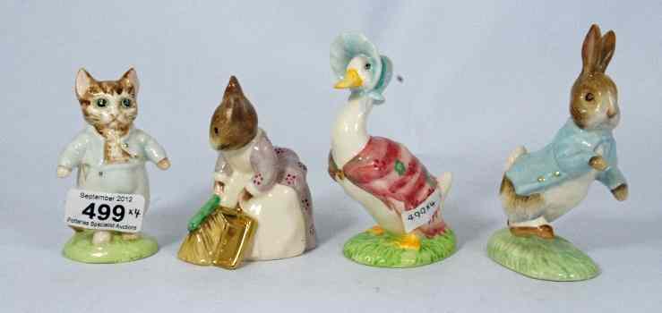 Appraisal: Beswick Beatrix Potter Figures Tom Kitten Hunca Munca Jemima Puddleduck