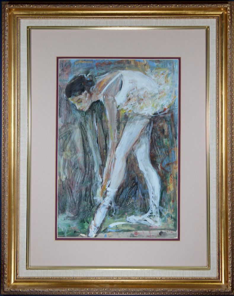 Appraisal: John Robert Willer American th C Ballerina John Robert Willer