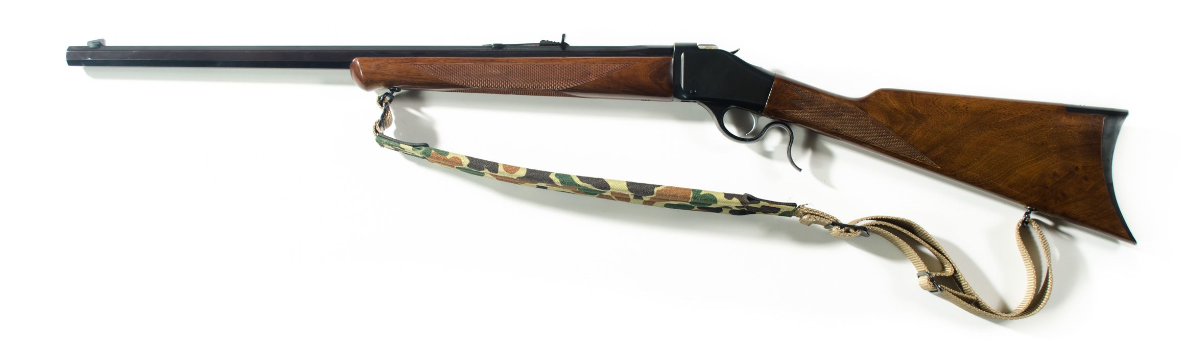 Appraisal: BROWNING MODEL B- SINGLE SHOT RIFLE - caliber octagonal barrel