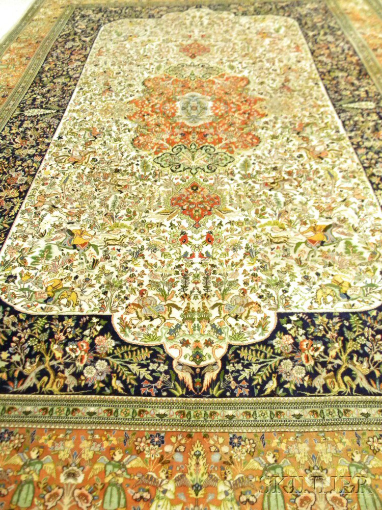 Appraisal: Tabriz Carpet Northwest Persia second quarter th century the large