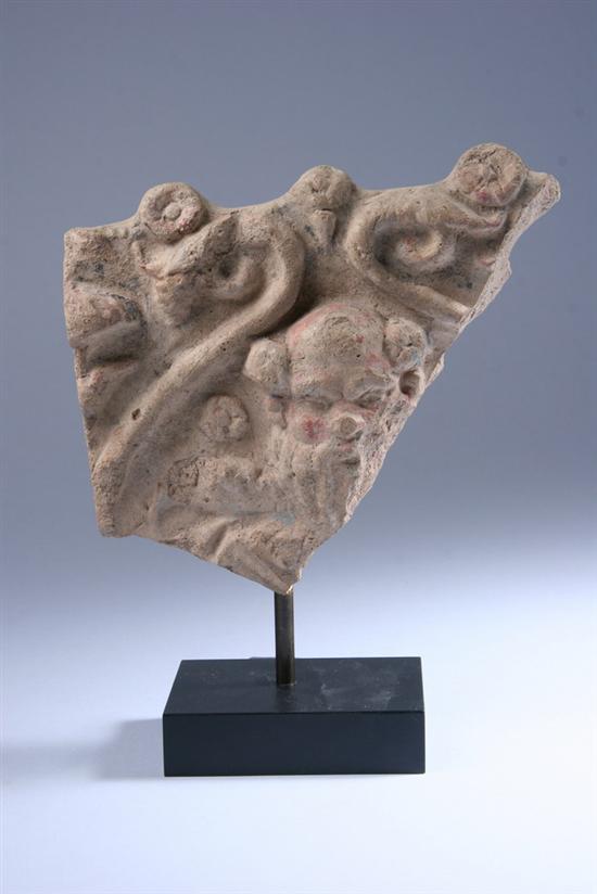 Appraisal: ROMAN IMPERIAL TERRACOTTA RELIEF FRAGMENT st Century B C st