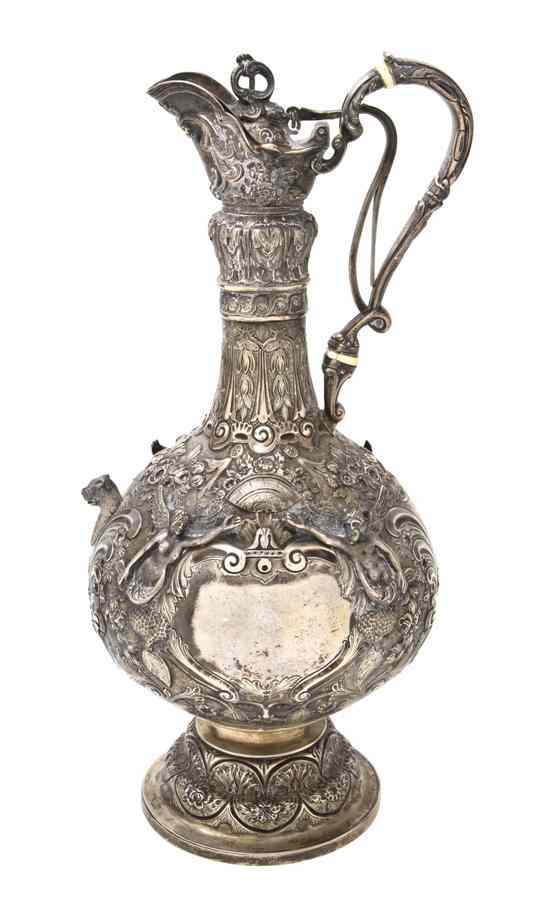 Appraisal: An English Silver Ewer Walter John Michael Stanley Barnard Robert