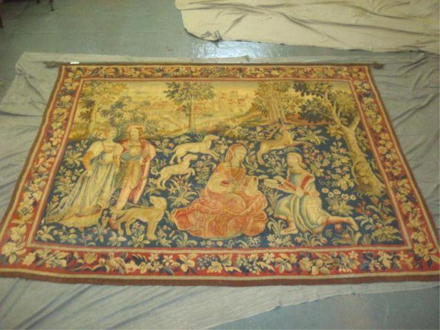 Appraisal: Handmade th Cent Needlepoint Tapestry From a Westchester estate Dimensions