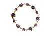 Appraisal: AN AMETHYST BRACELET with twelve alternately larger or smaller oval