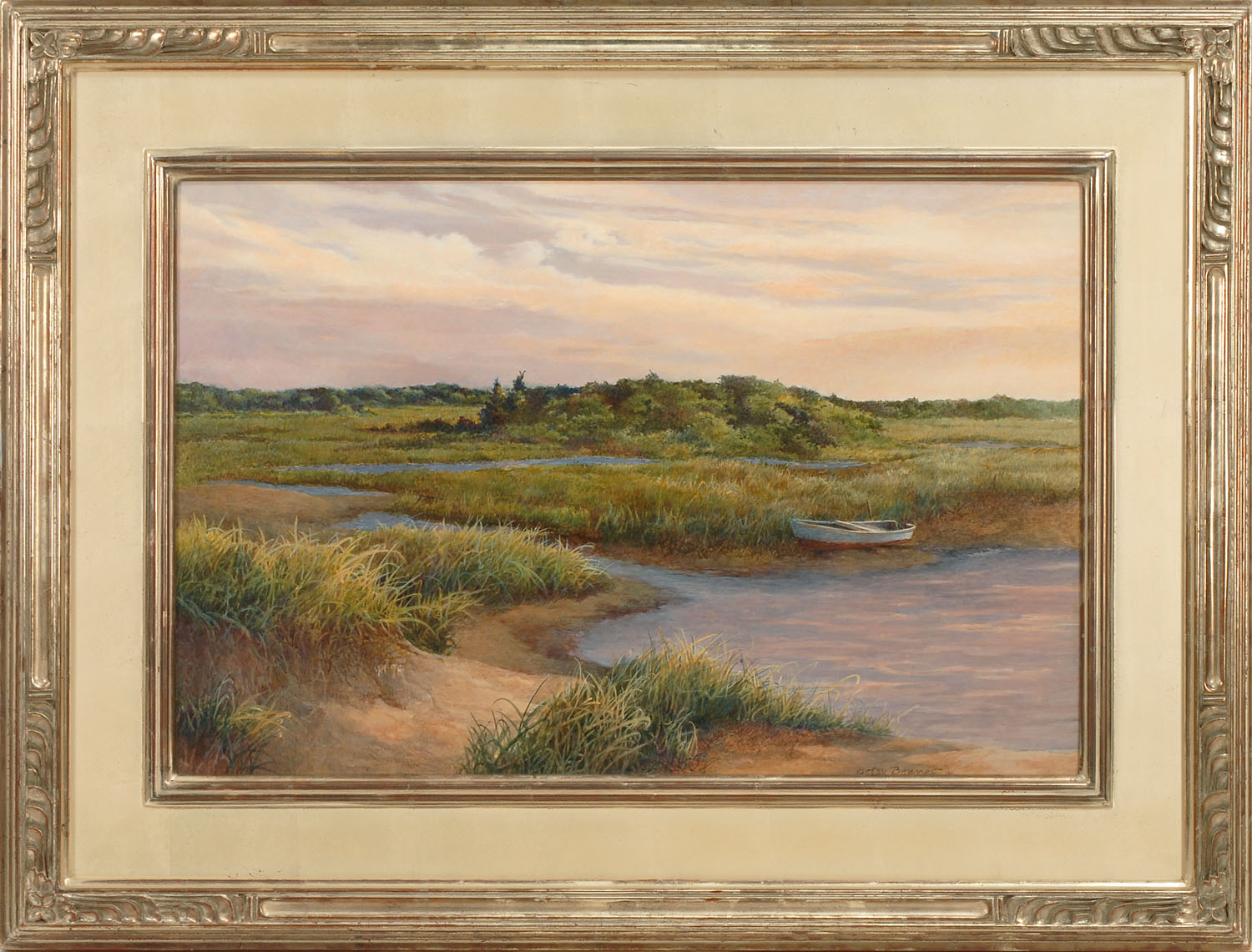 Appraisal: BETSY BENNETTAmerican - Morning Greets the Marsh Signed lower right