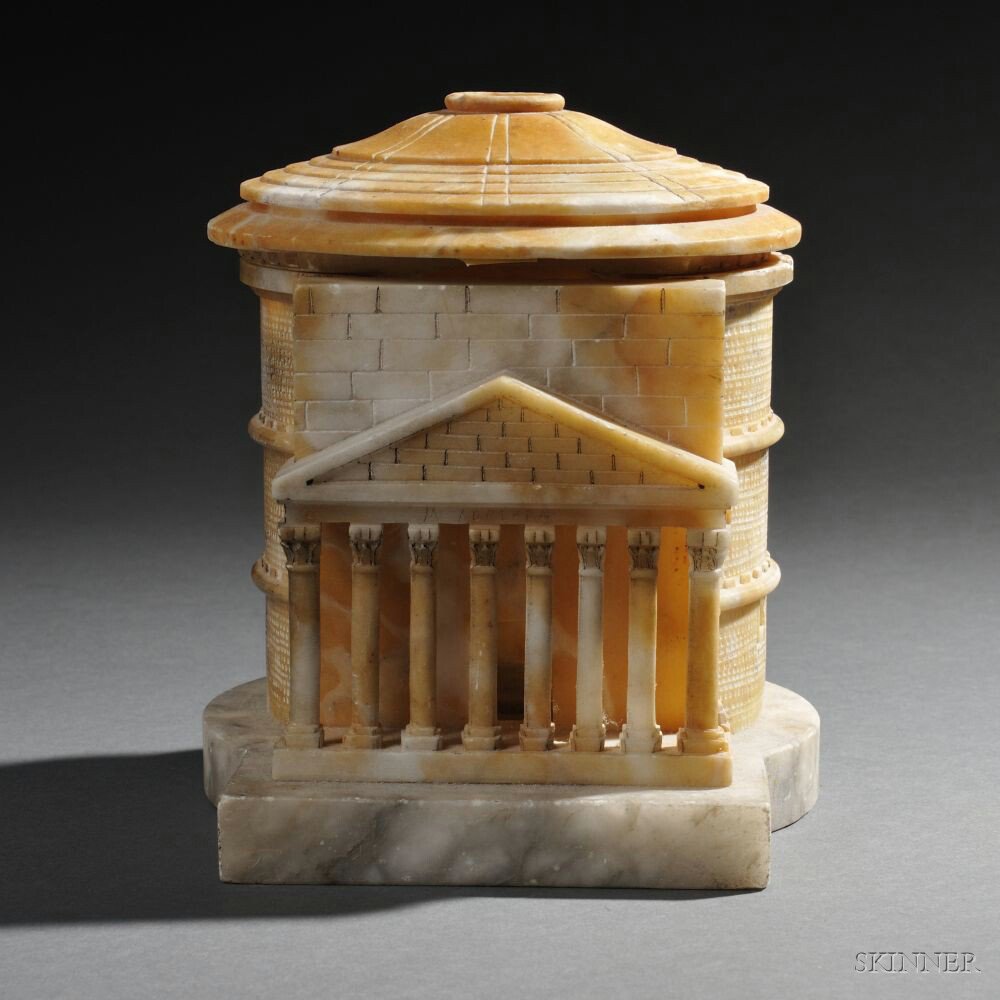 Appraisal: Grand Tour Medium Marmo Gaillo Siena Marble Model of the