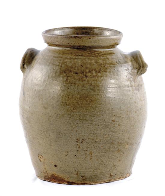 Appraisal: Edgefield District storage jar by John Landrum circa flared rim