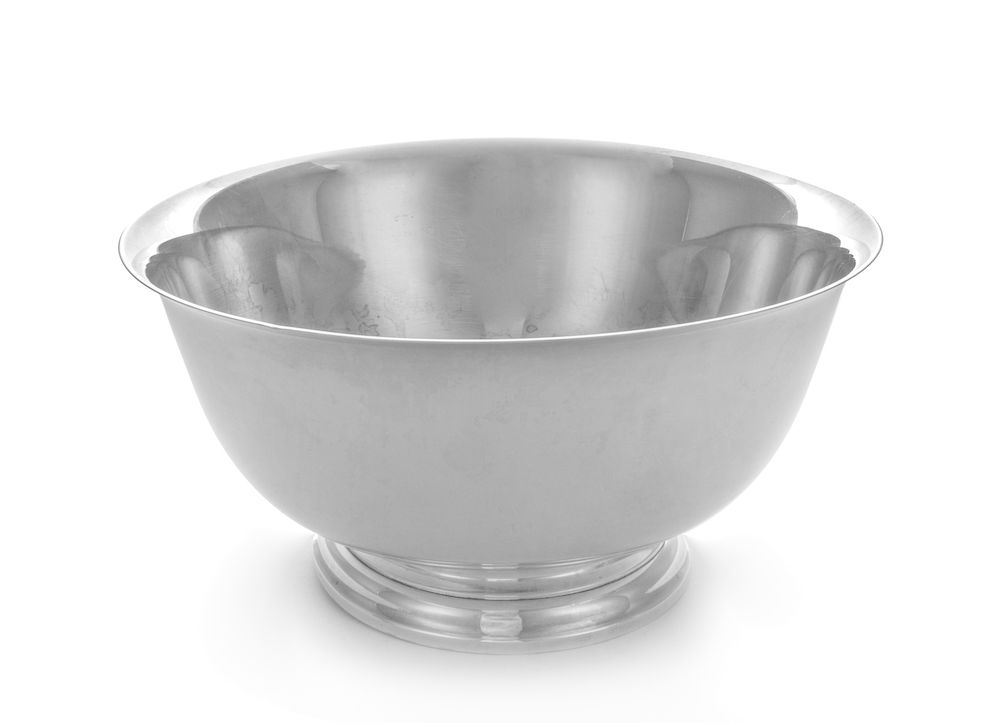 Appraisal: An American Silver Revere Bowl An American Silver Revere Bowl