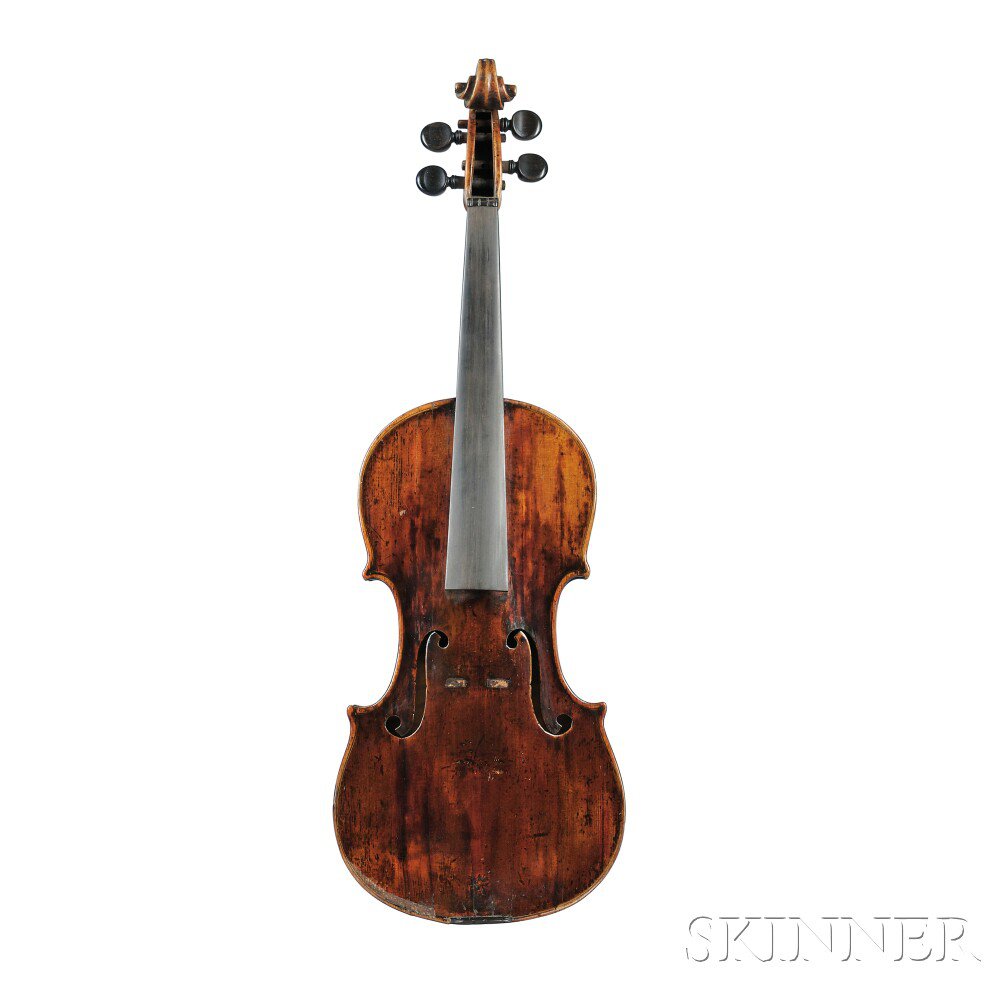 Appraisal: Austro-Hungarian Violin th Century with partially legible label and repair