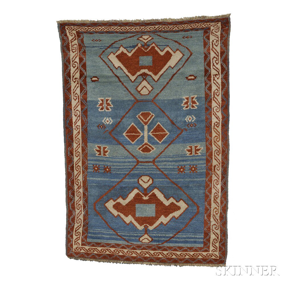 Appraisal: Avar Rug Northeast Caucasus late th century the light blue