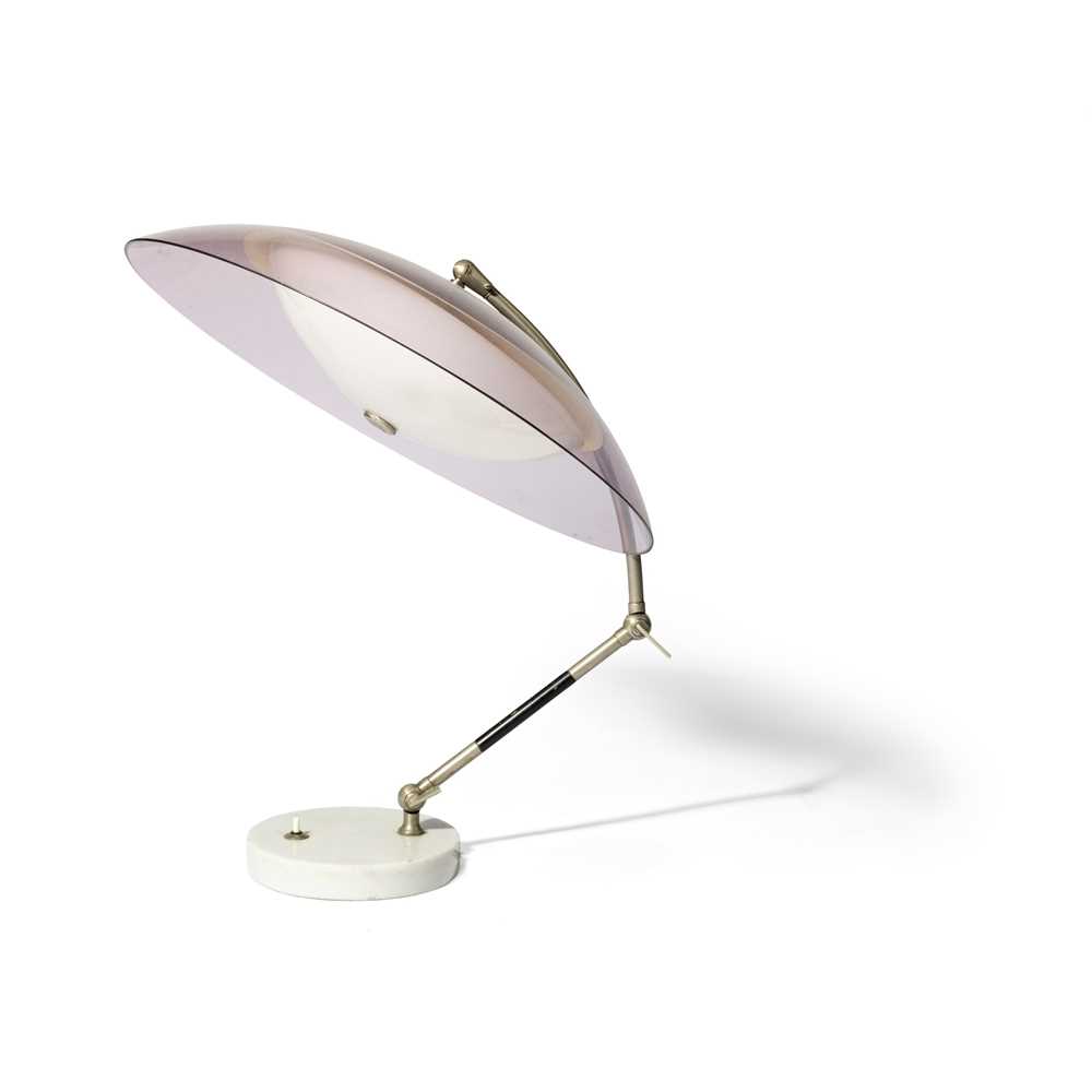 Appraisal: STILUX 'ORLEANS' DESK LAMP DESIGNED 'Stilux Milano' label perspex metal