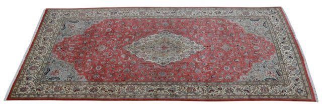 Appraisal: Palace size hand-tied Persian Tabriz rug approx ' l '